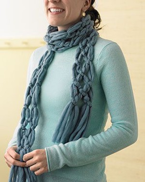Плетённый шарф